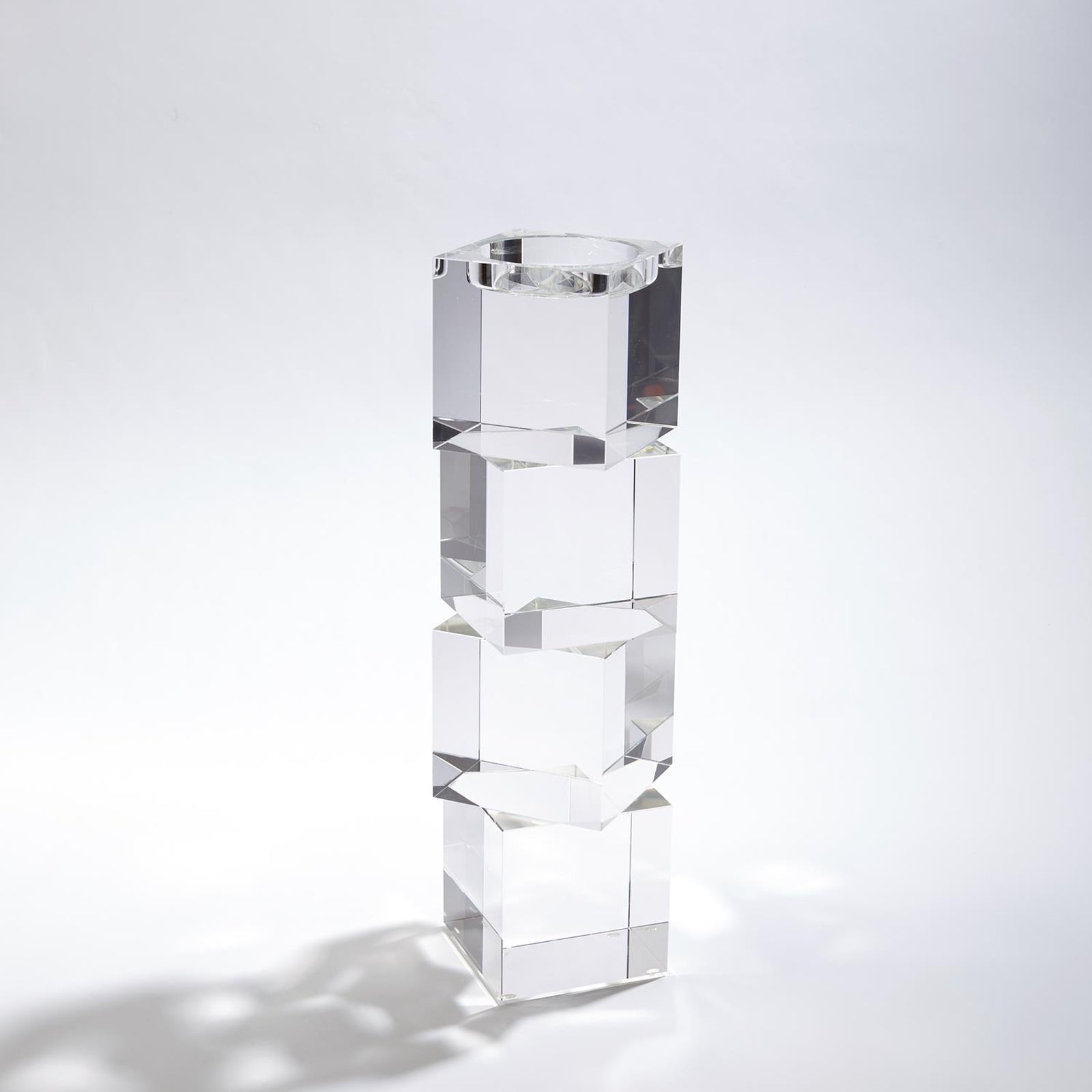 Global Views Escalier Pillar Candle Holder