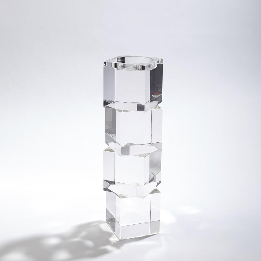 Global Views Escalier Pillar Candle Holder