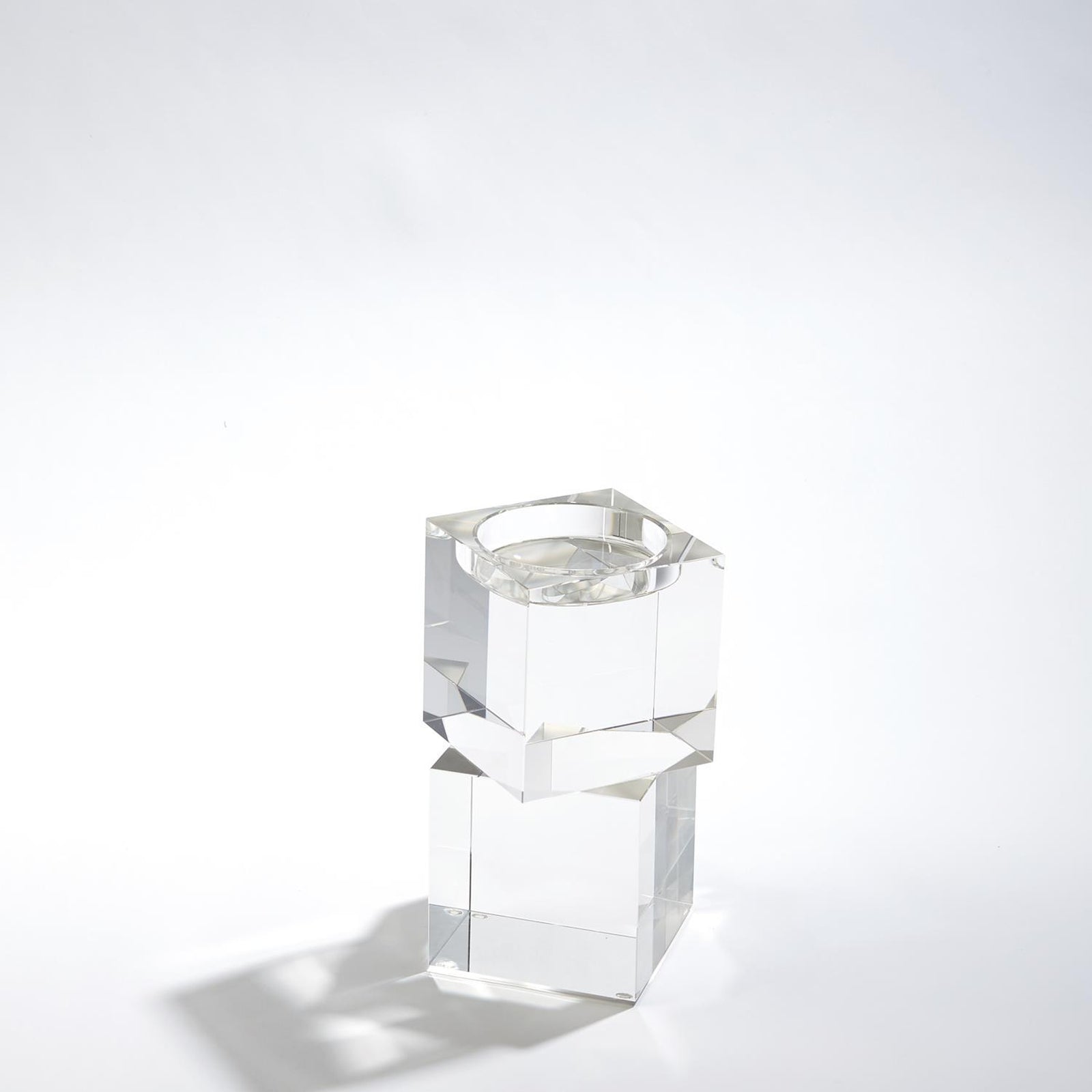 Global Views Escalier Pillar Candle Holder