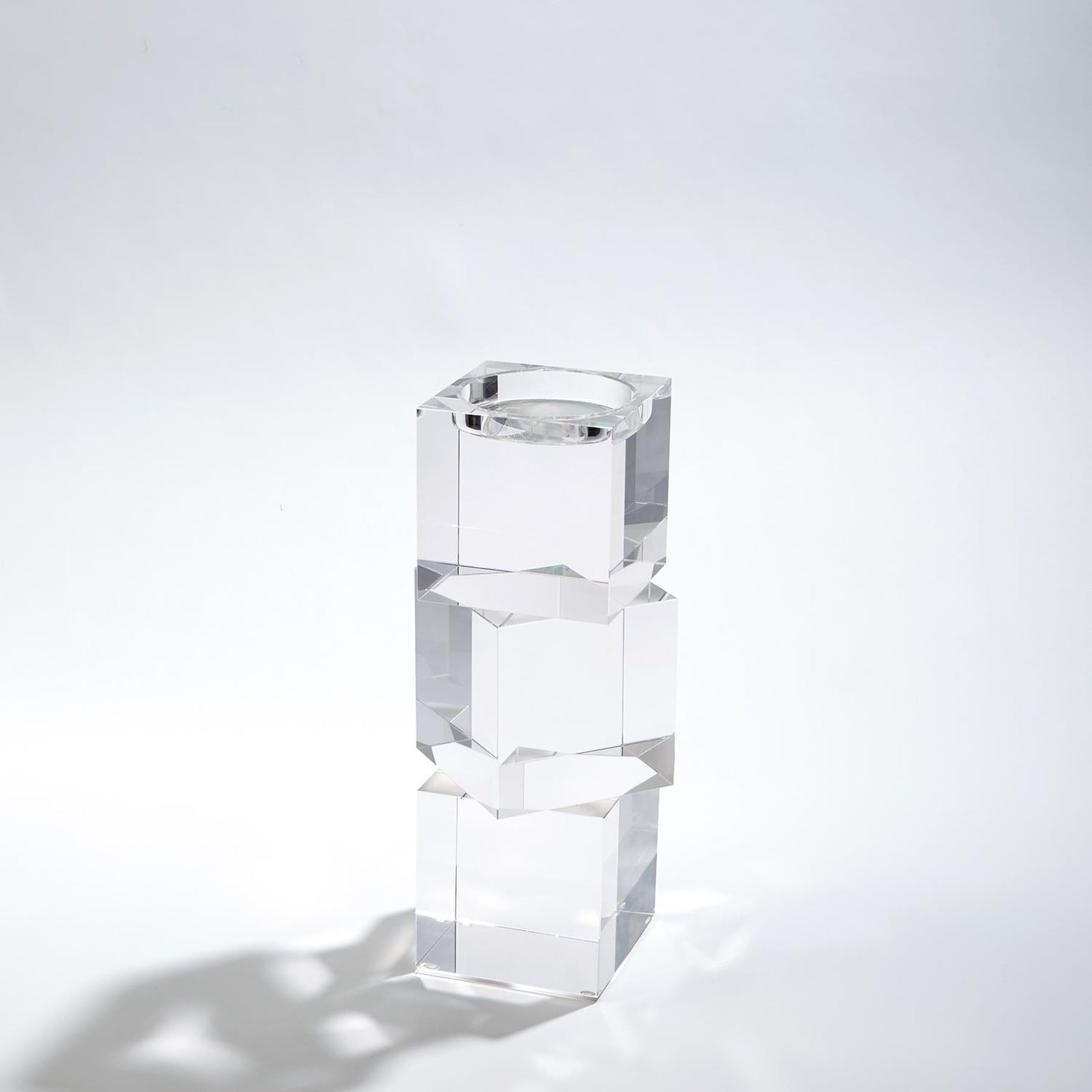 Global Views Escalier Pillar Candle Holder