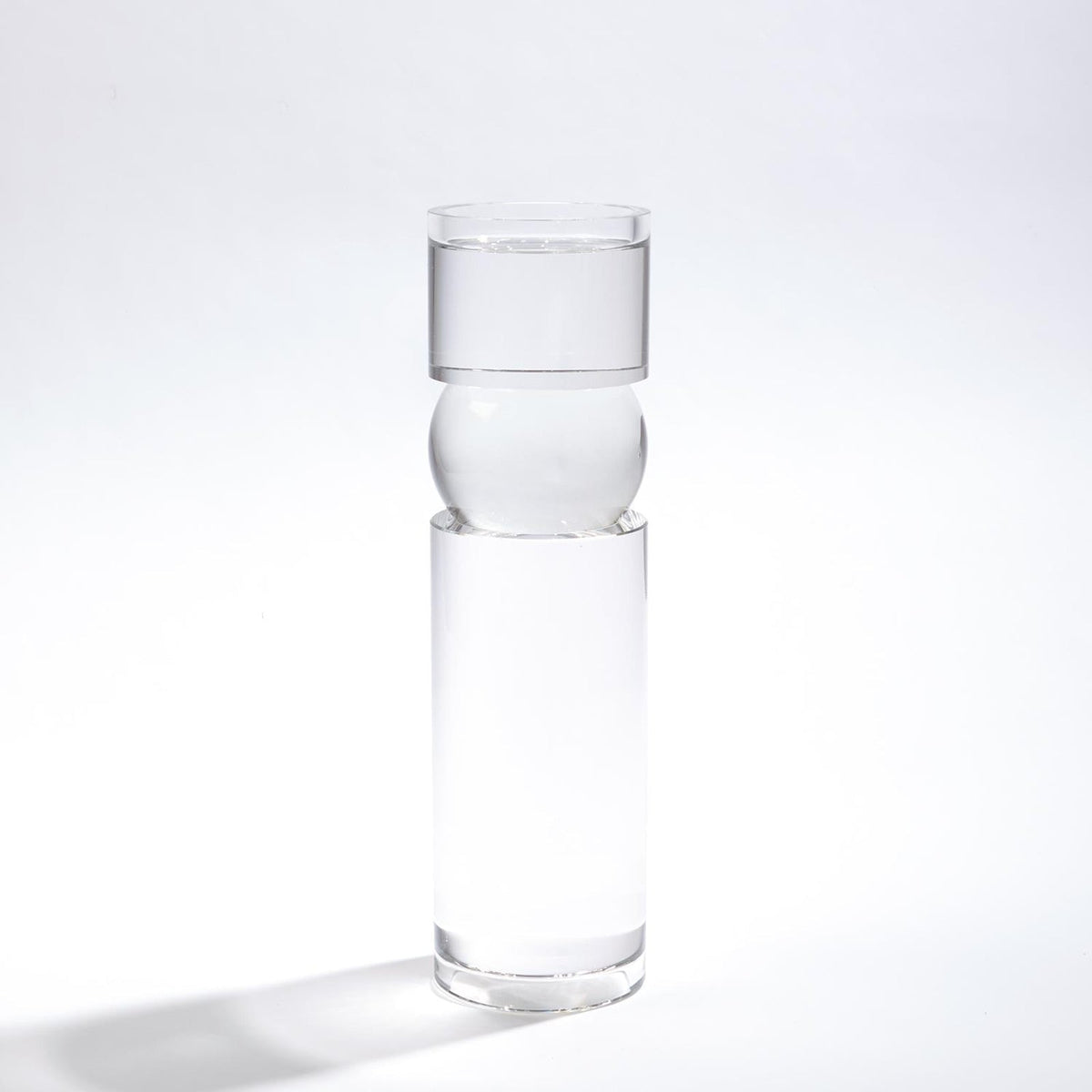 Global Views Bipolar Crystal Candle Holder