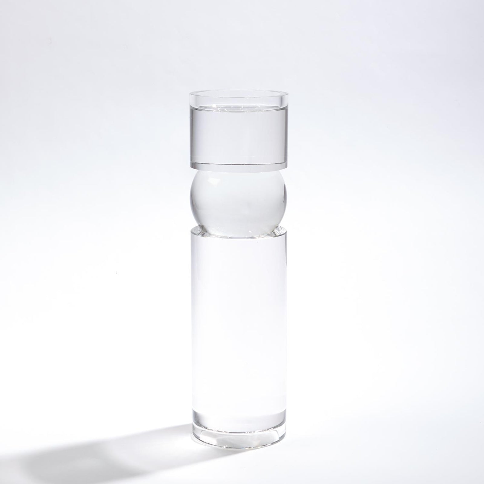 Global Views Bipolar Crystal Candle Holder