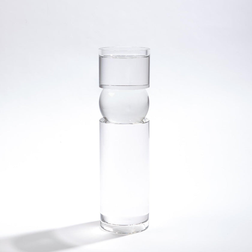 Global Views Bipolar Crystal Candle Holder