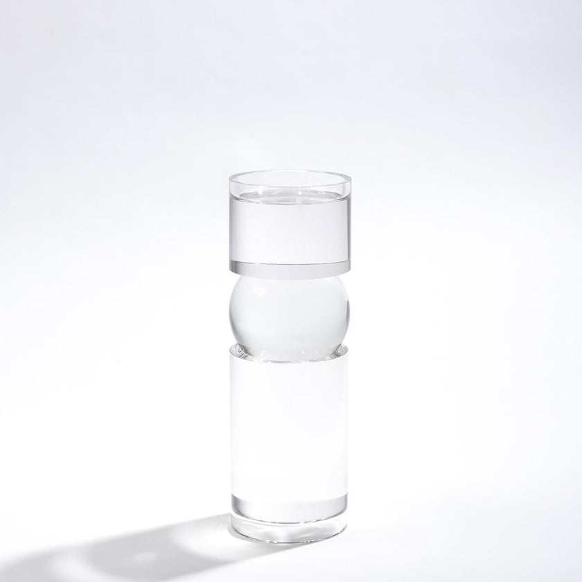 Global Views Bipolar Crystal Candle Holder