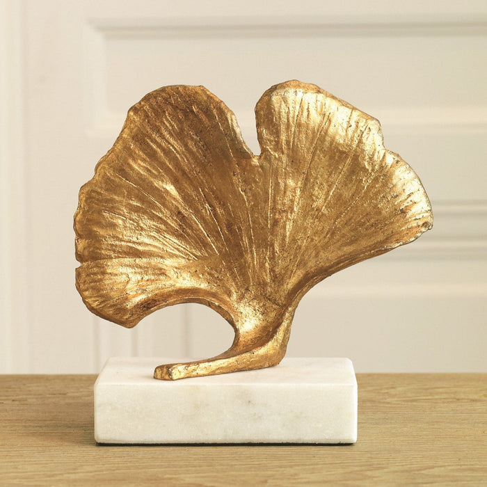 Global Views Ginkgo Leaf Objet Sculpture