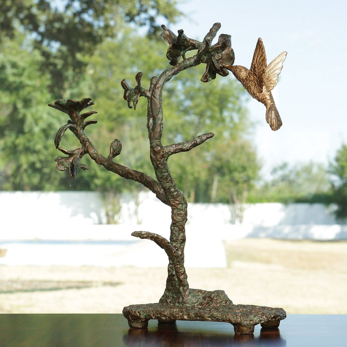 Global Views Hummingbird Verdi Sculpture