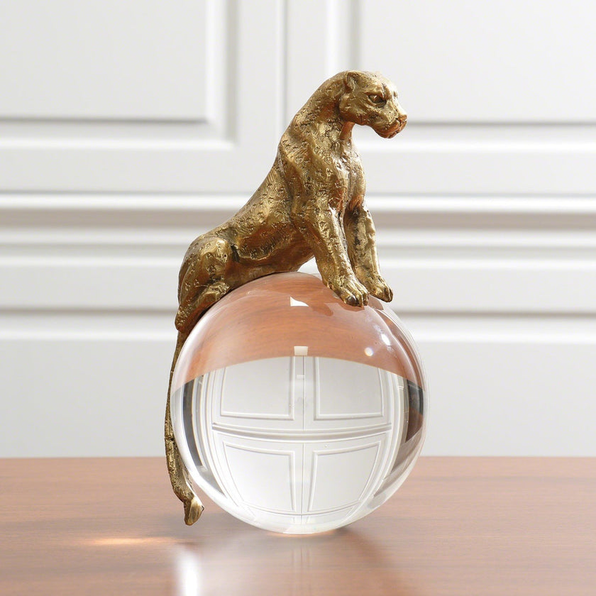Global Views Jaguar on Crystal Sphere