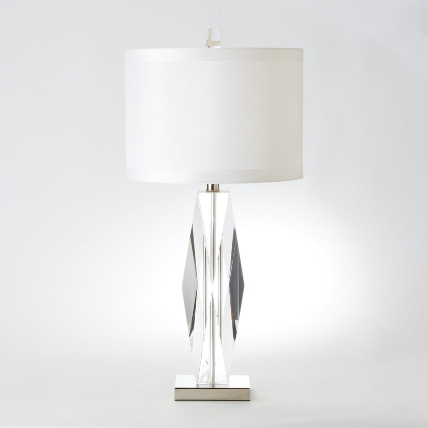 Global Views Faceted Crystal Lamp