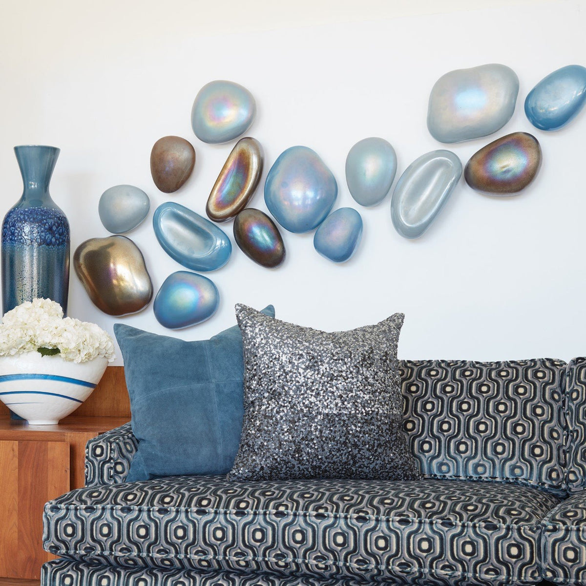 Global Views Glass Wall Gems Set of 5