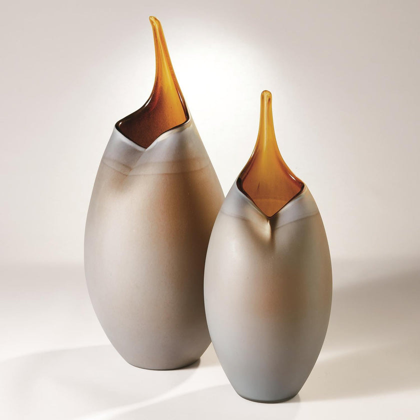 Global Views Frosted Vase
