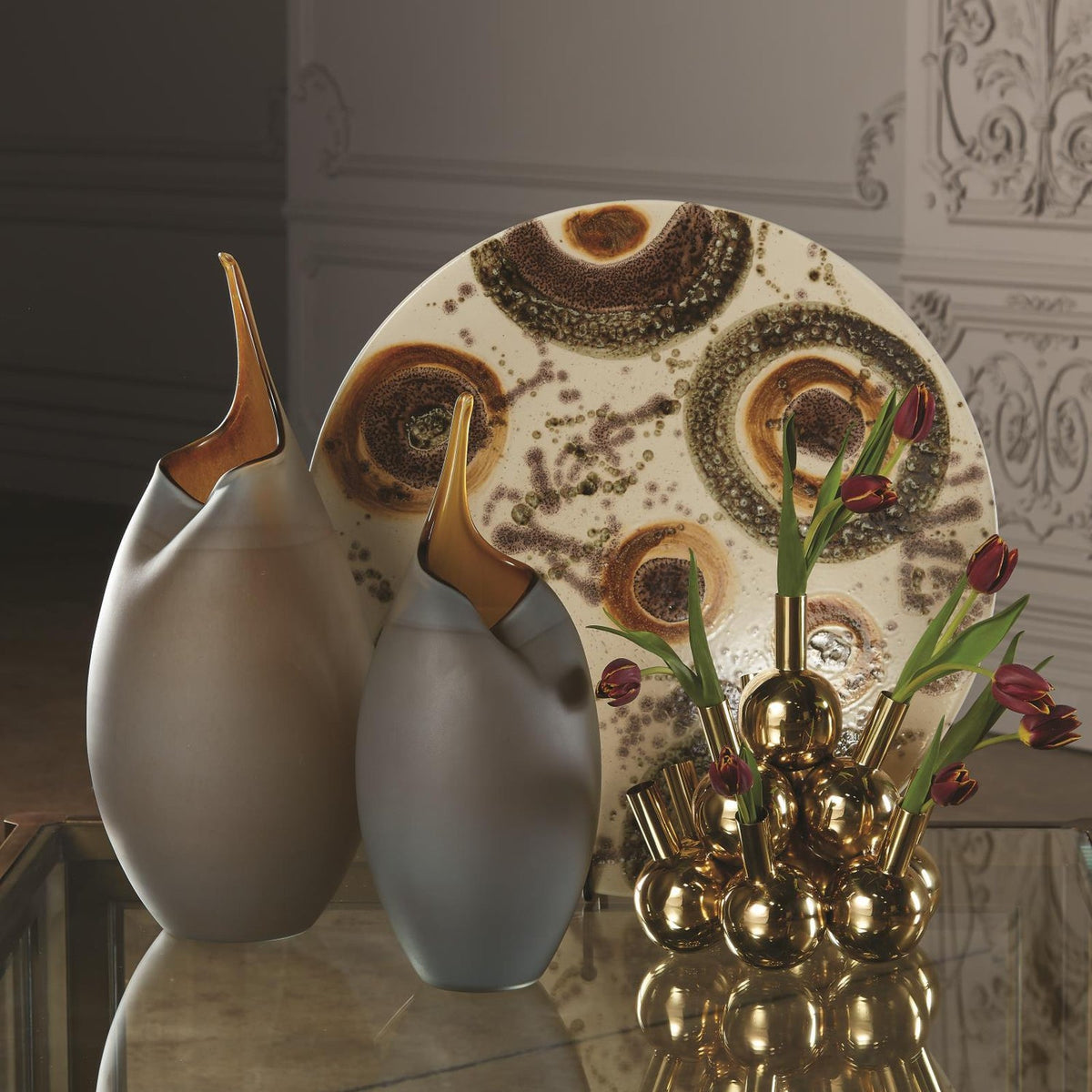 Global Views Frosted Vase