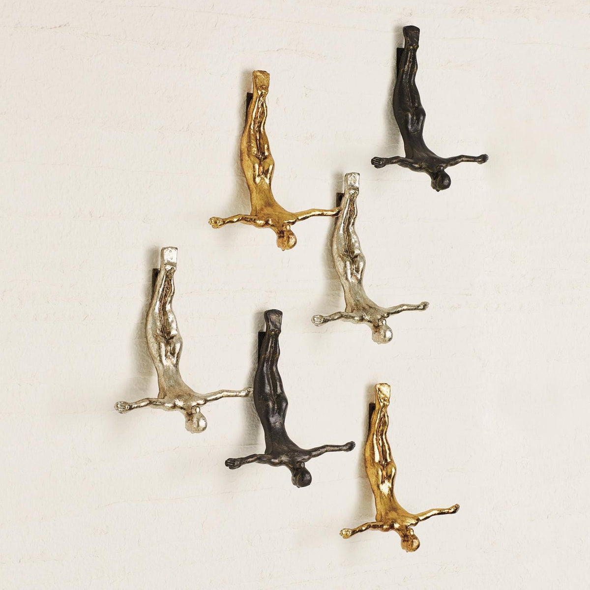 Global Views Wall Diver Sculpture