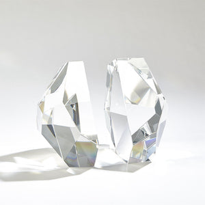 Global Views S/2 Crystal Bookends
