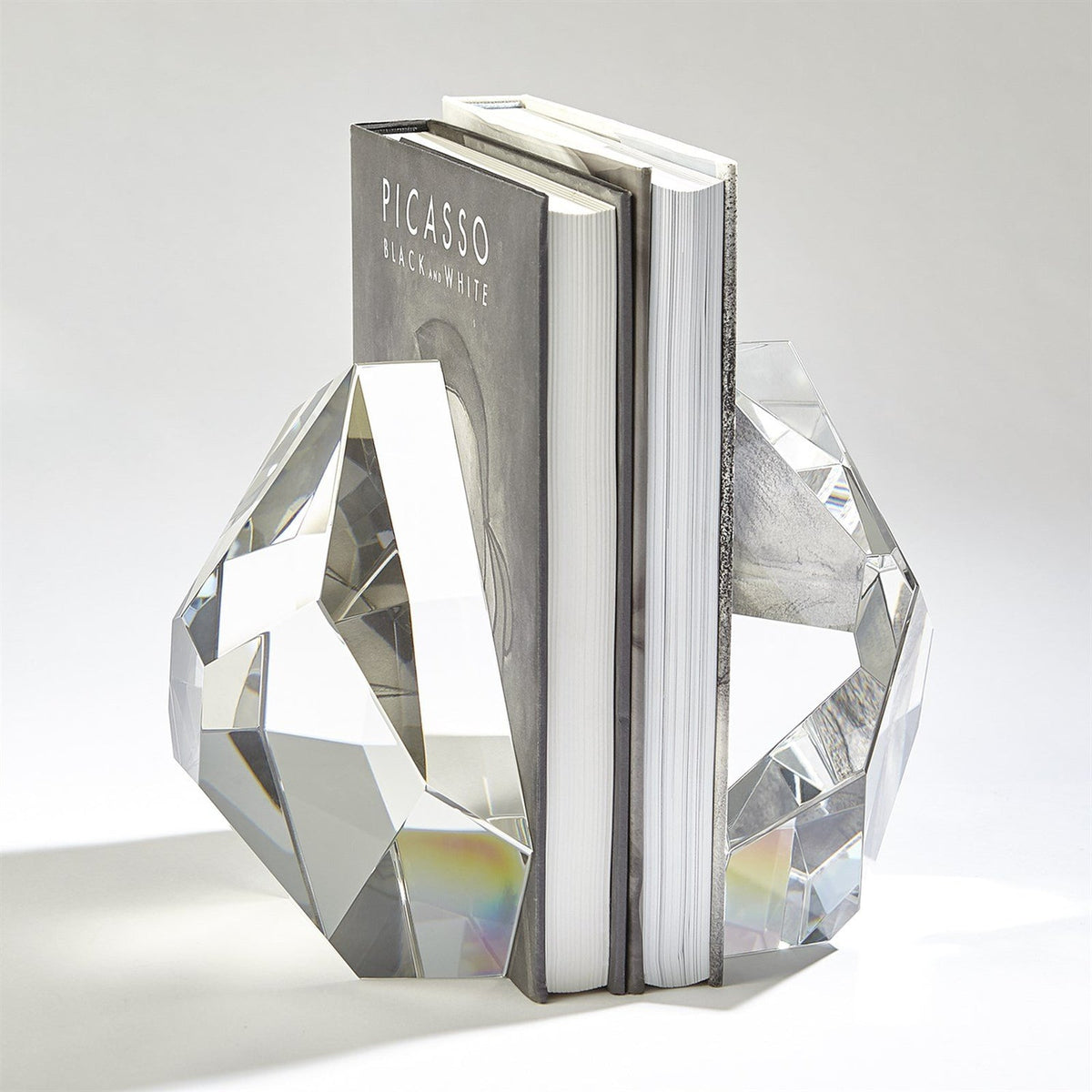 Global Views Crystal Bookends Set of 2