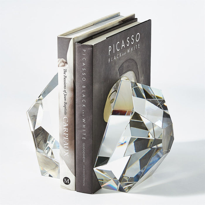 Global Views S/2 Crystal Bookends