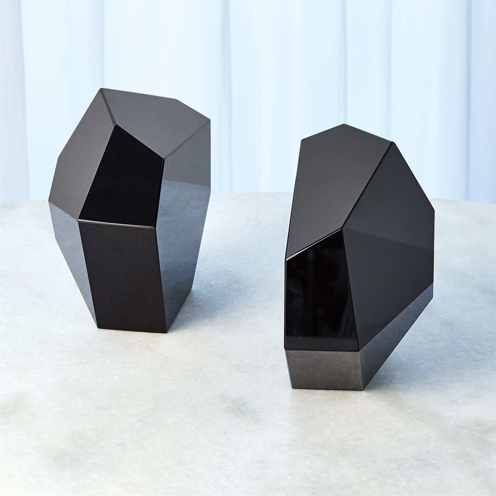 Global Views S/2 Crystal Bookends