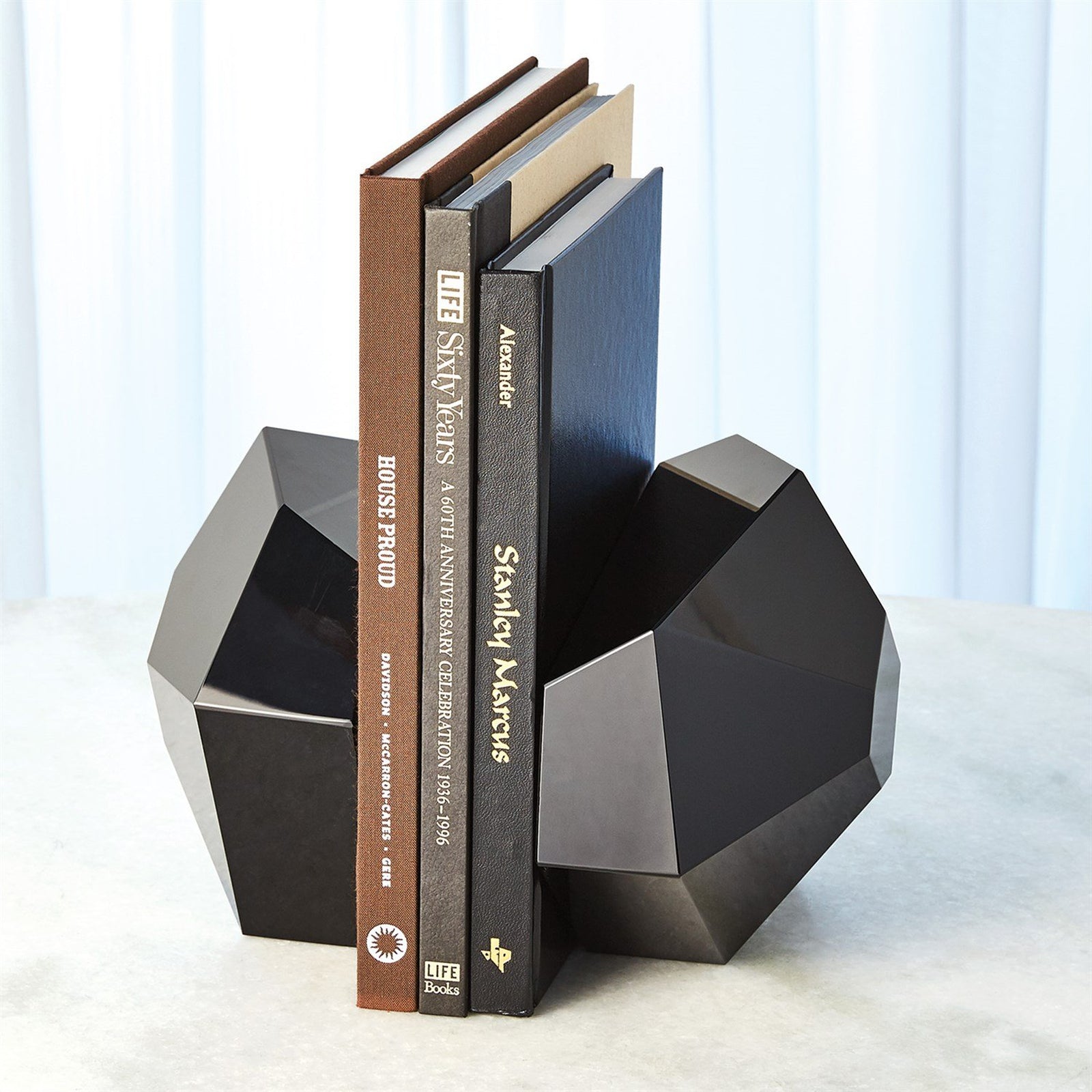 Global Views S/2 Crystal Bookends