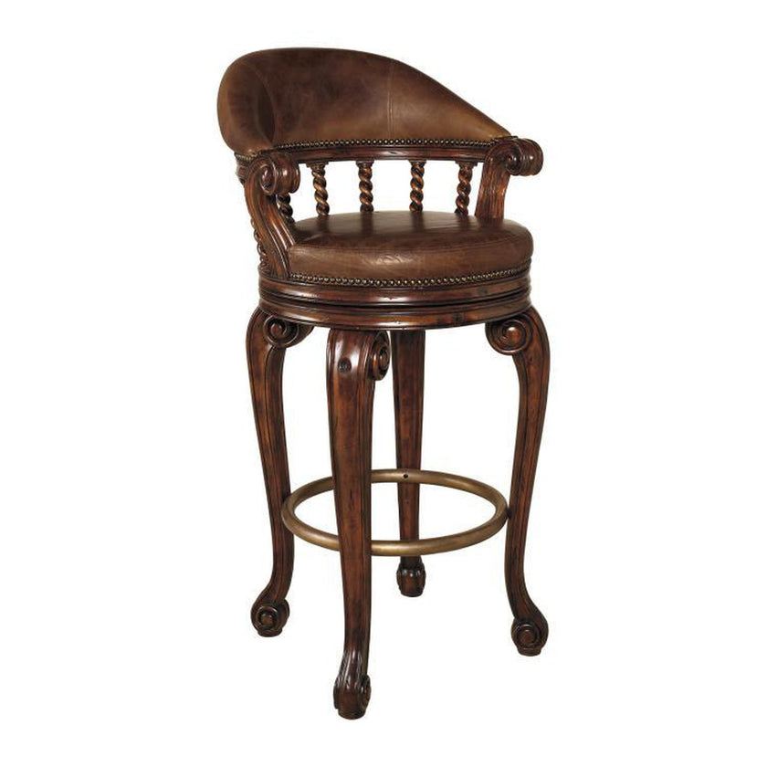 Maitland Smith Marlowe Swivel Counter Stool