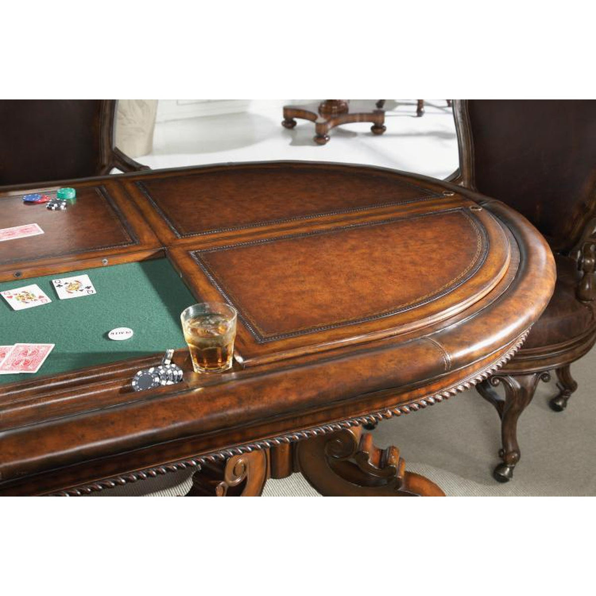 Maitland Smith Texas Hold'Em Table Cover