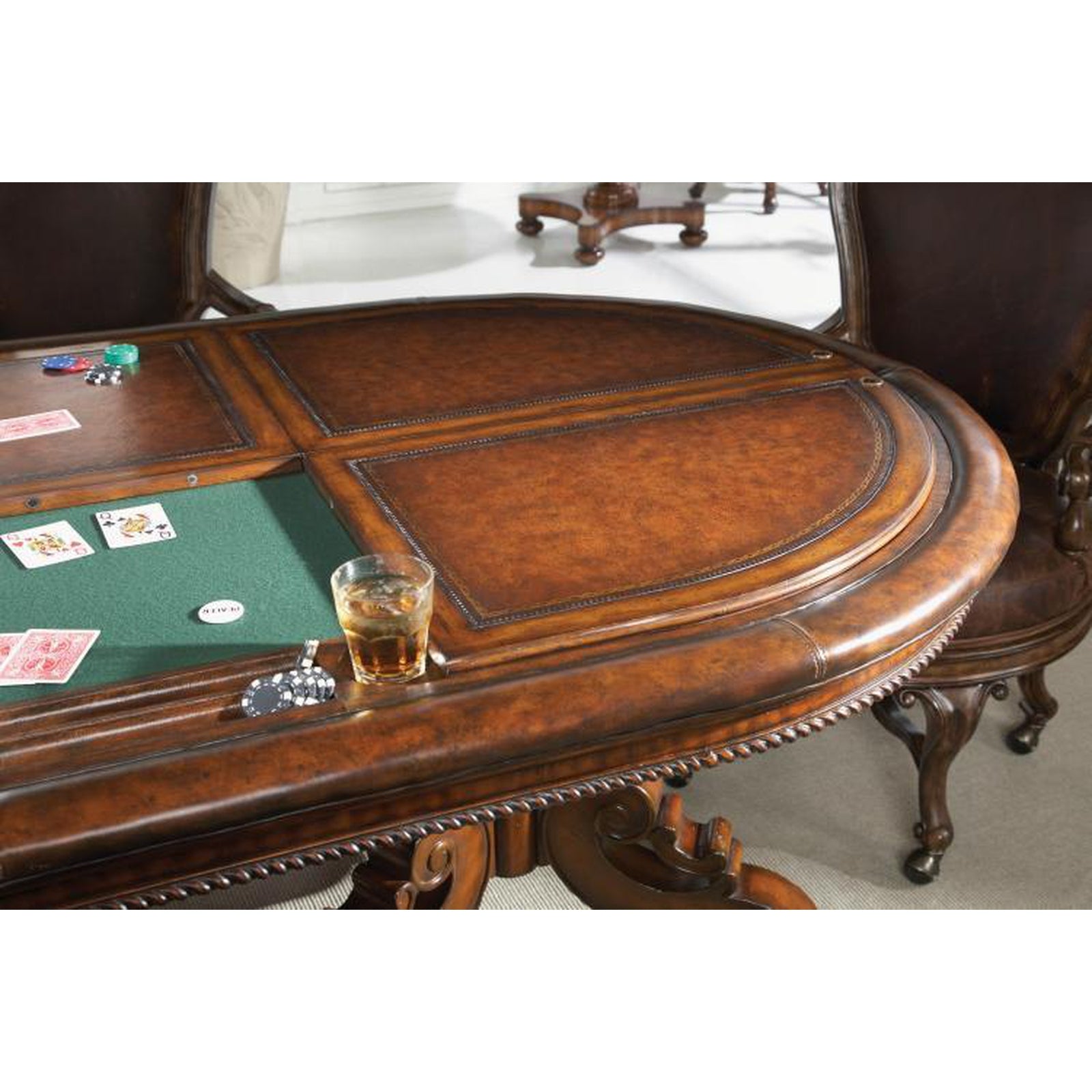Maitland Smith Texas Hold'Em Table Cover