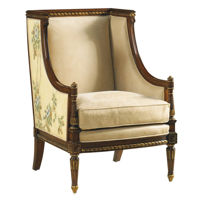 Maitland Smith Floral Occasional Chair