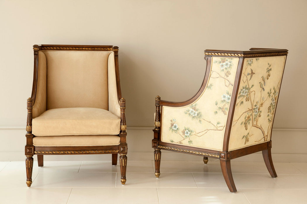 Maitland Smith Floral Occasional Chair