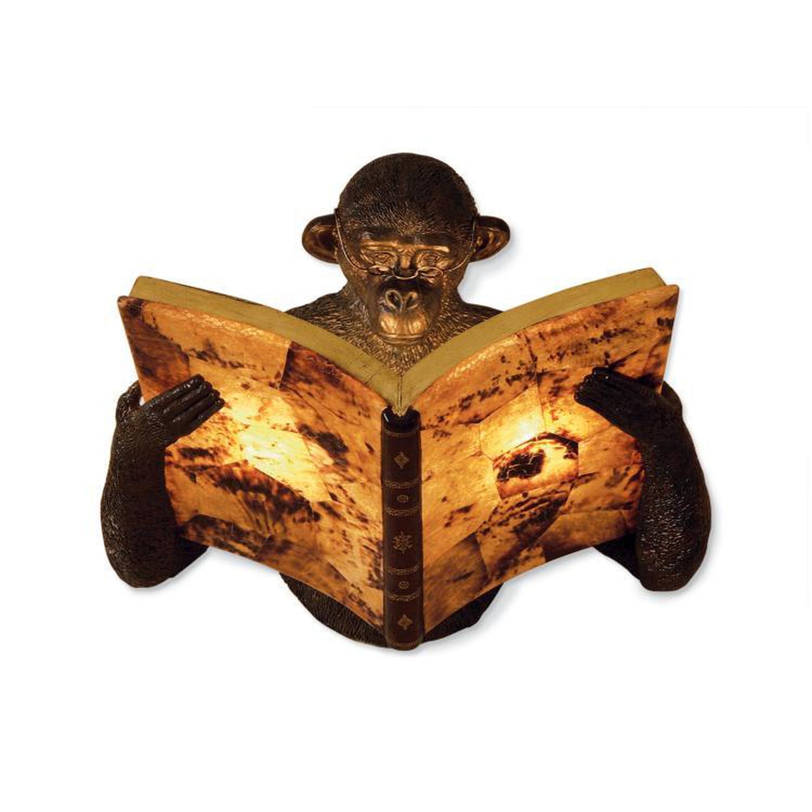 Maitland Smith Monkey Book Sconce
