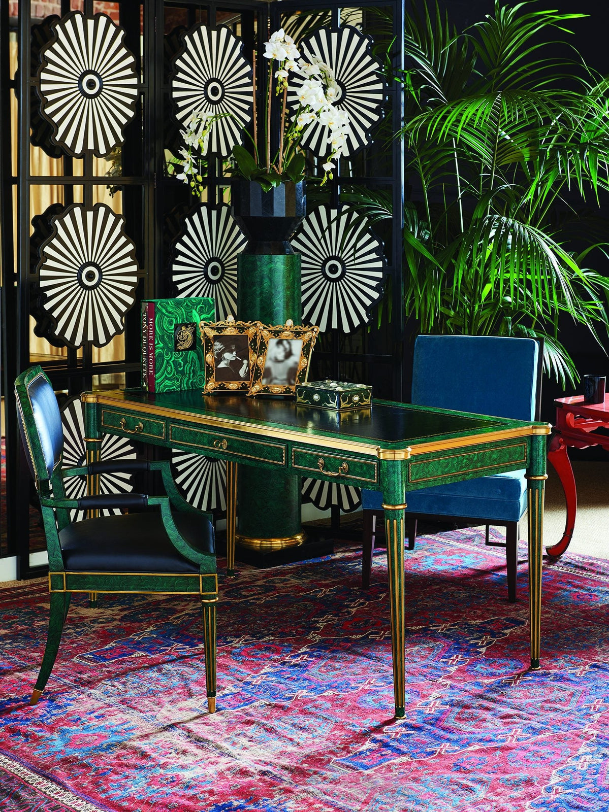 Maitland Smith Malaquita Desk