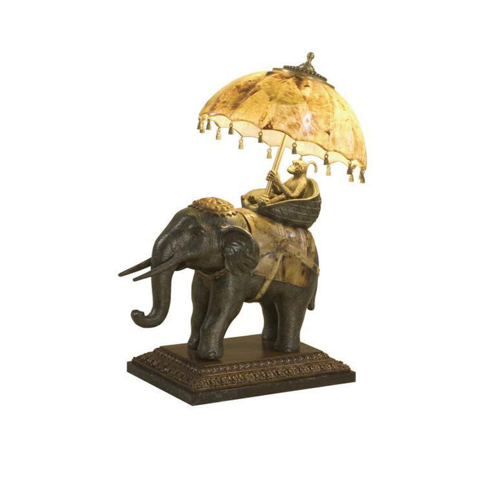 Maitland Smith Elephant Ride Table Lamp