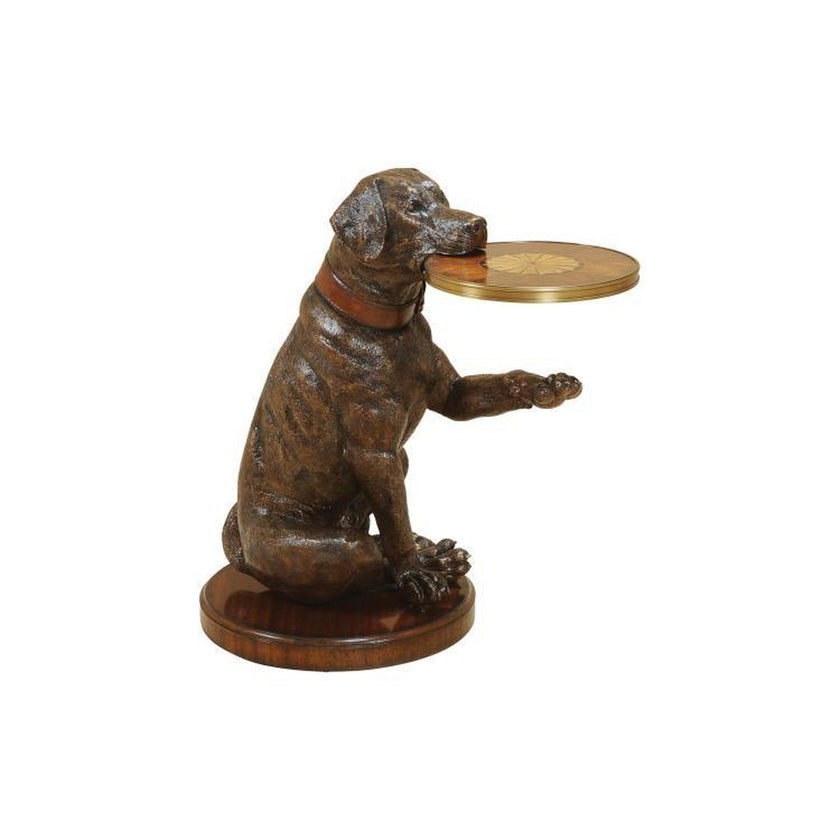 Maitland Smith Labrador Accent Table