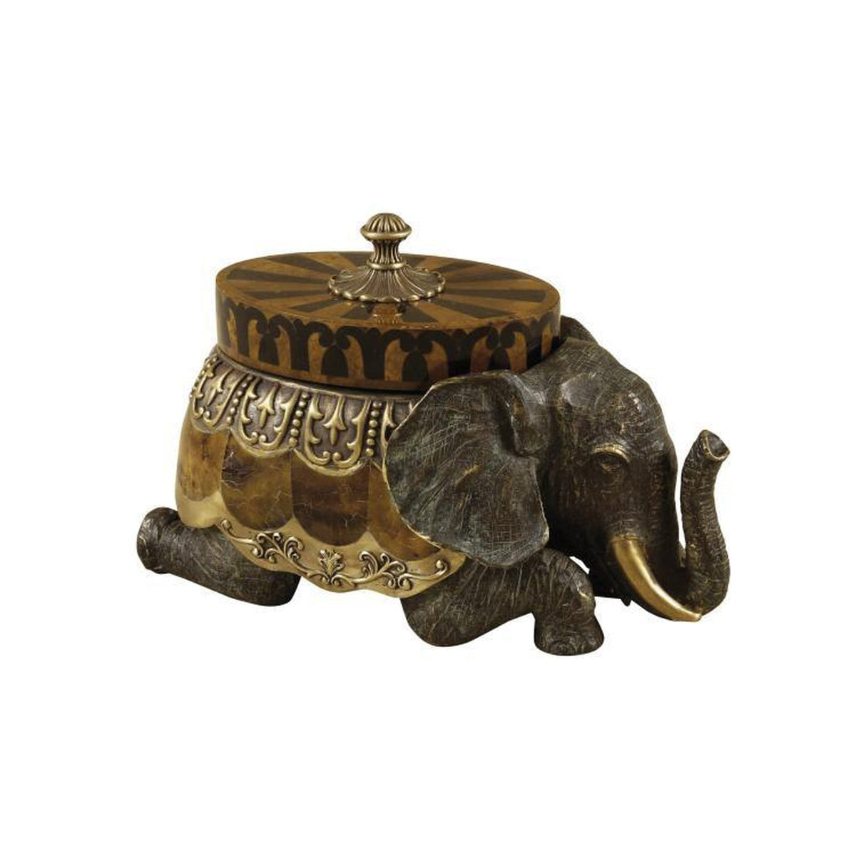 Maitland Smith Kneeling Elephant Box