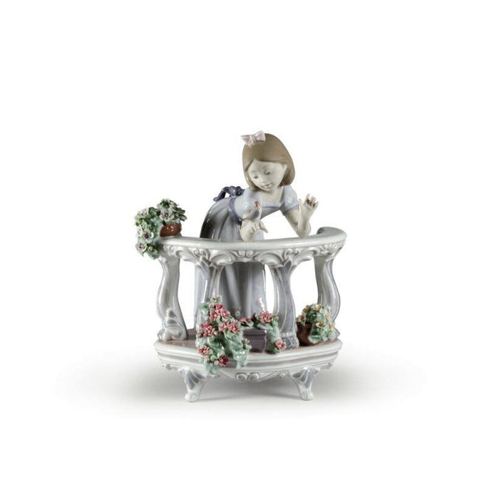 Lladro Morning Song Girl Figurine