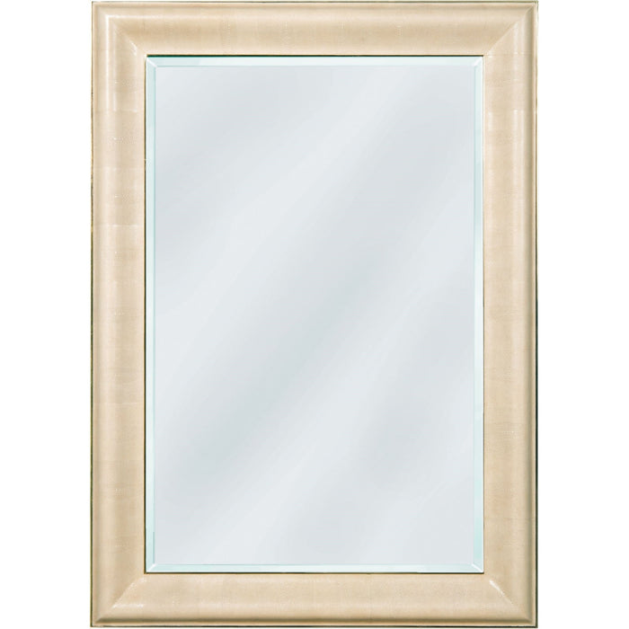 Maitland Smith Faux Ivory Shagreen Leather Mirror