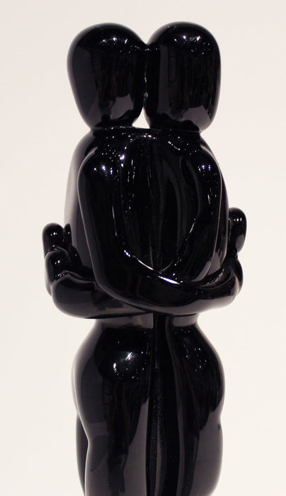 Maitland Smith Black Crystal Figurine