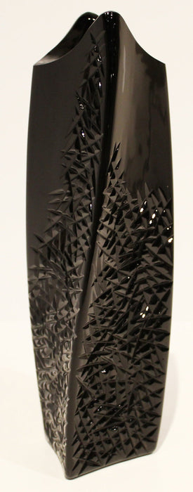 Maitland Smith Black Crystal Vase