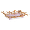 Maitland Smith Pink Carved Butterfly Tray DSC