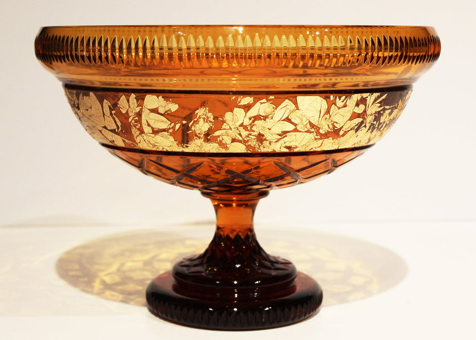 Maitland Smith Handcarved Crystal Bowl