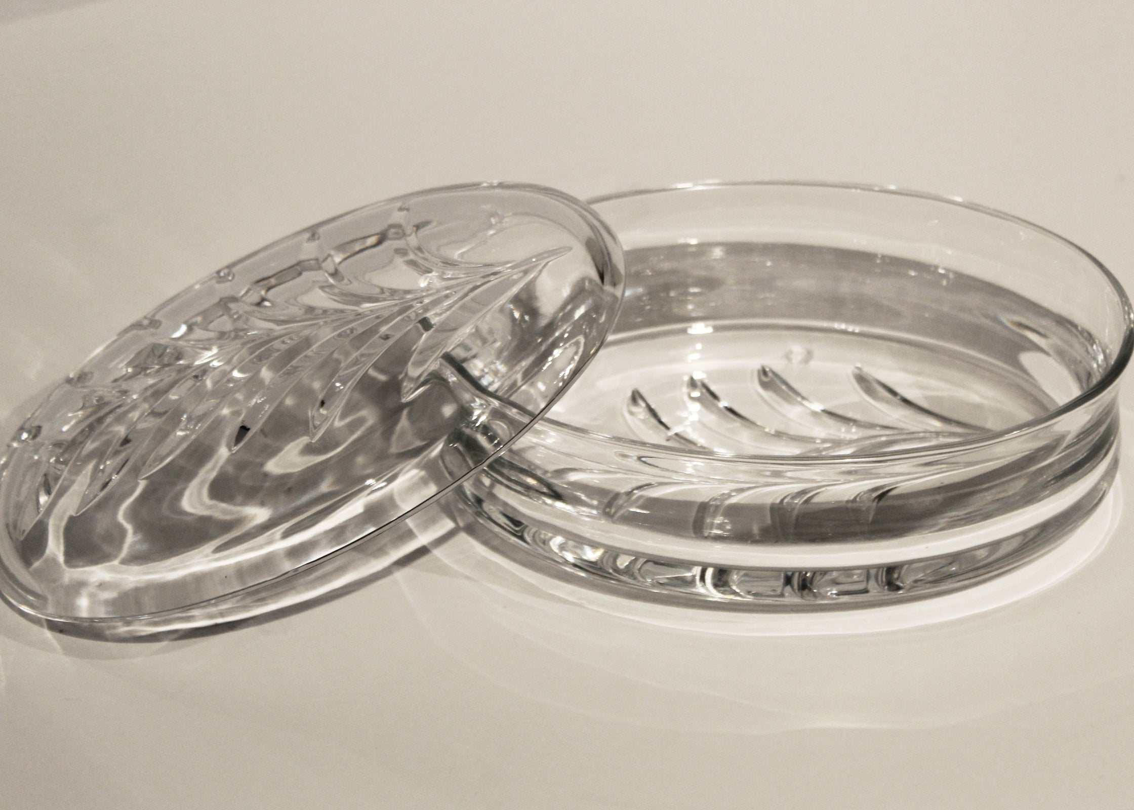 Maitland Smith Clear Crystal Candy Dish Clearance