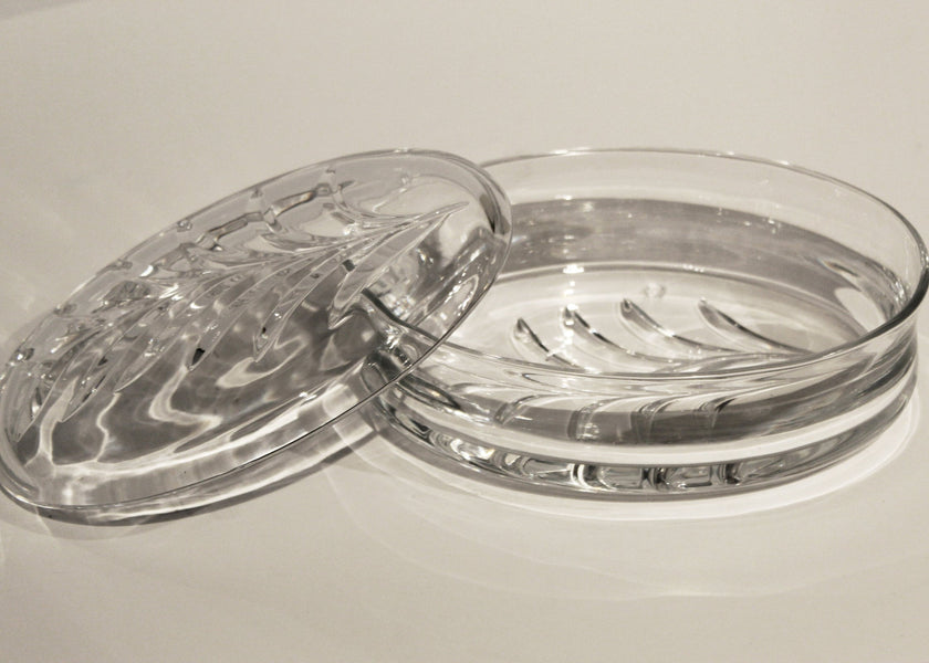 Maitland Smith Clear Crystal Candy Dish Clearance