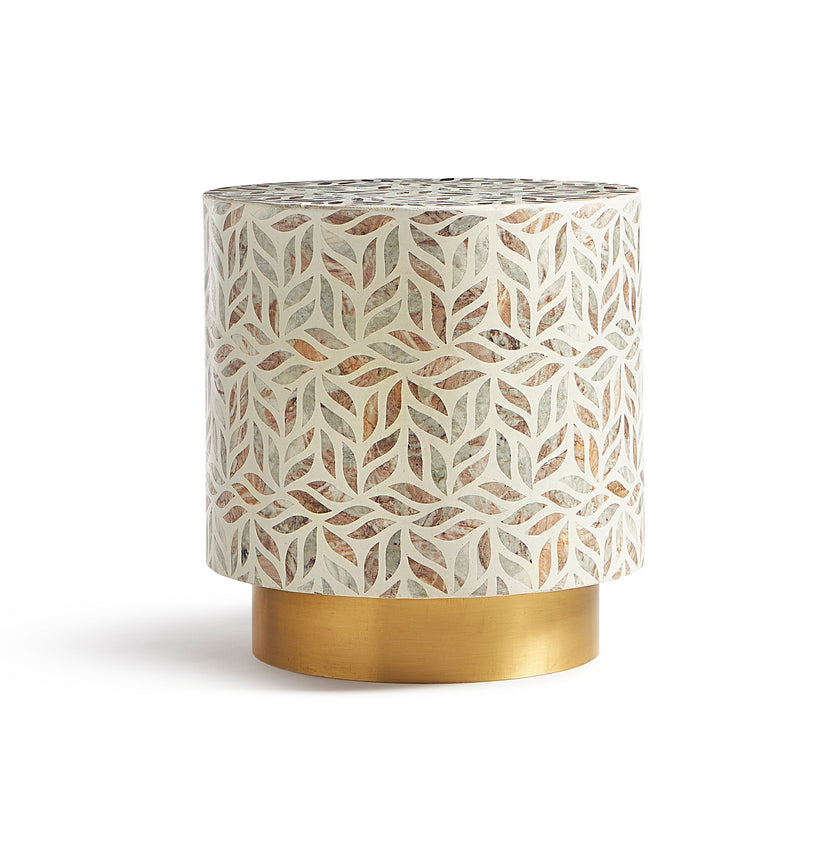 Maitland Smith Toranto Stone Side Table