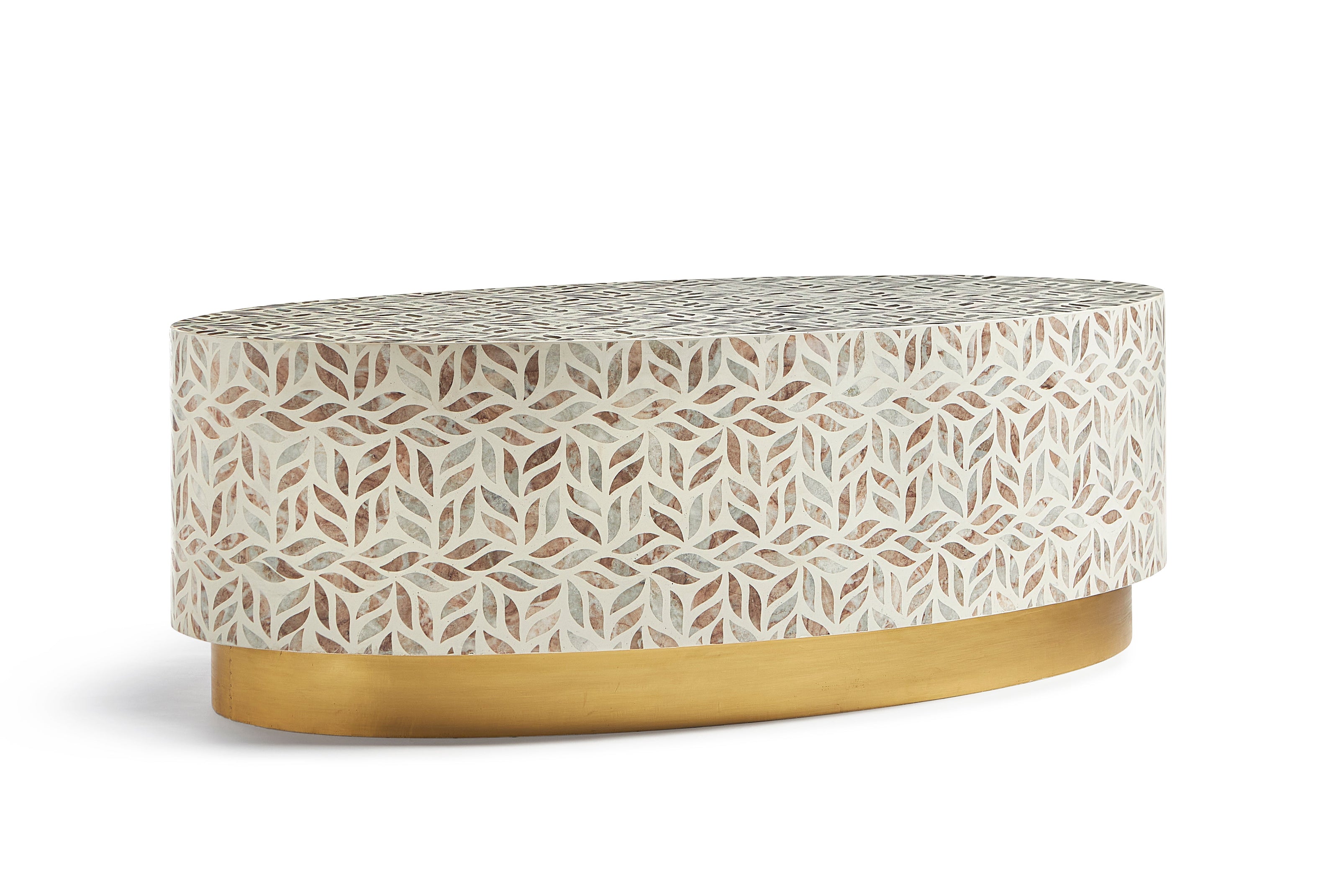 Maitland Smith Toranto Stone Cocktail Table - TF