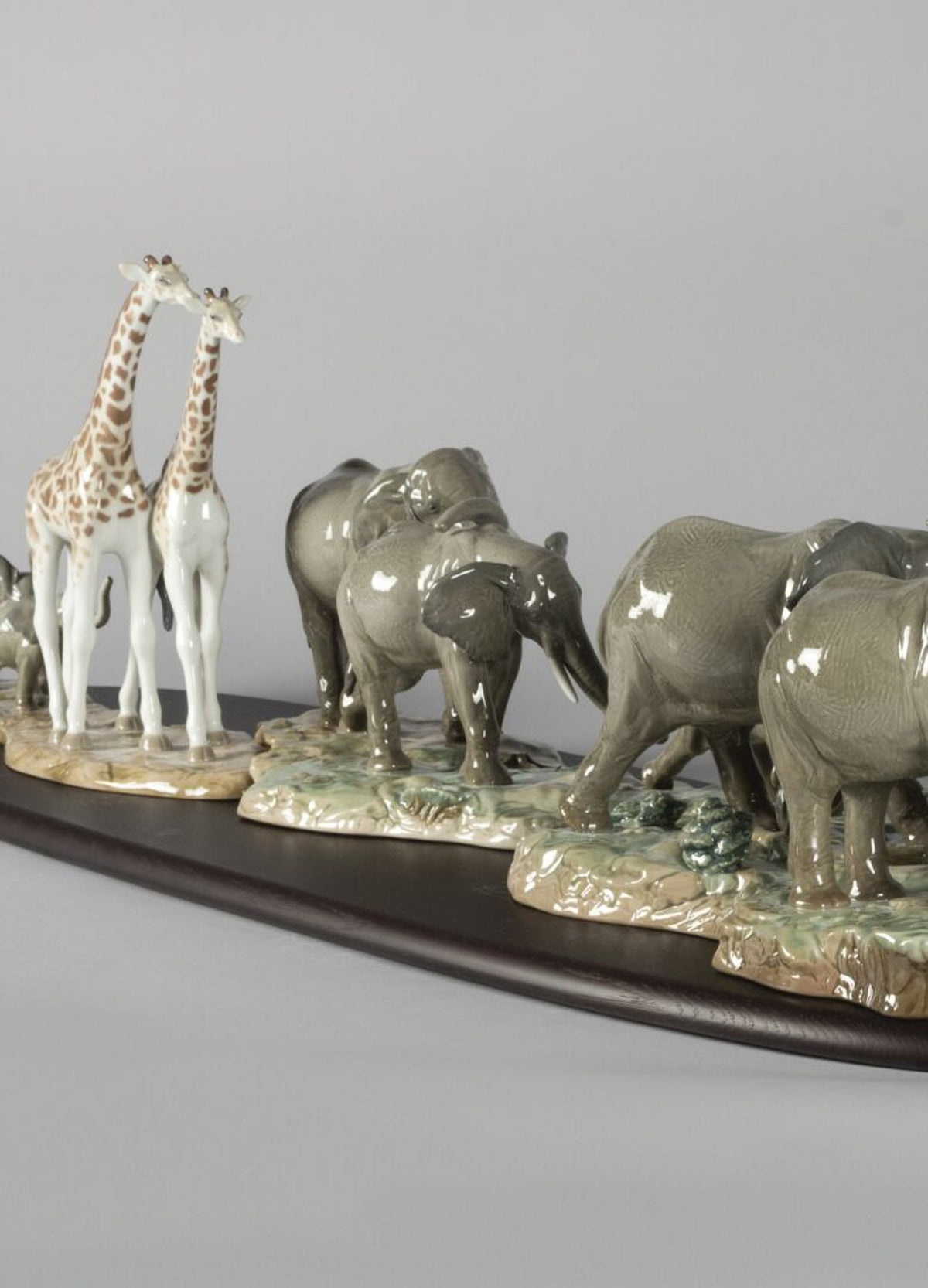 Lladro African Savannah Wild Animals Sculpture