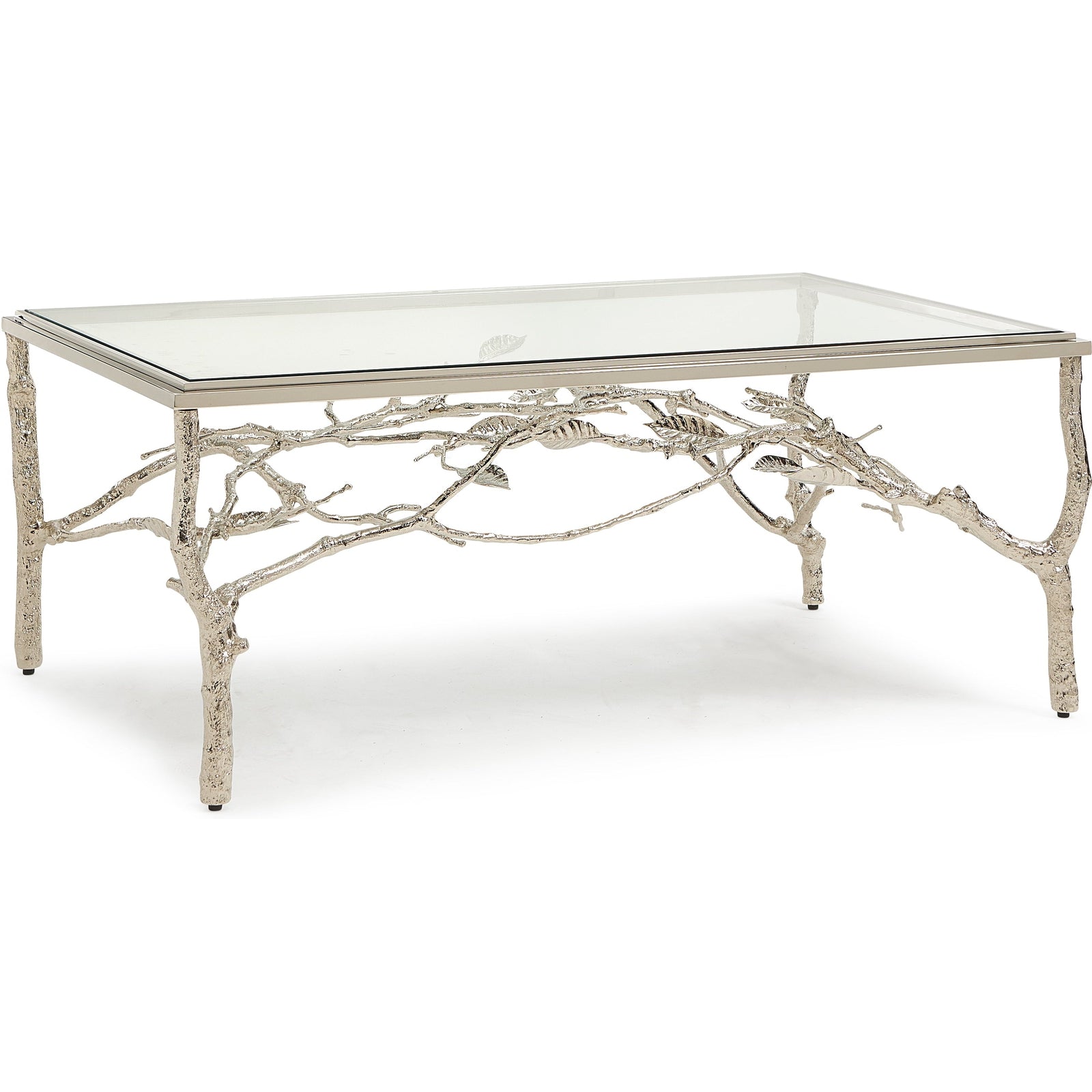 Maitland Smith Silver Twig Cocktail Table - TF