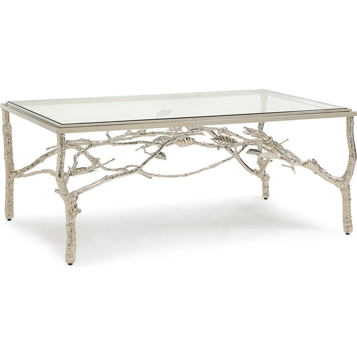 Maitland Smith Silver Twig Cocktail Table