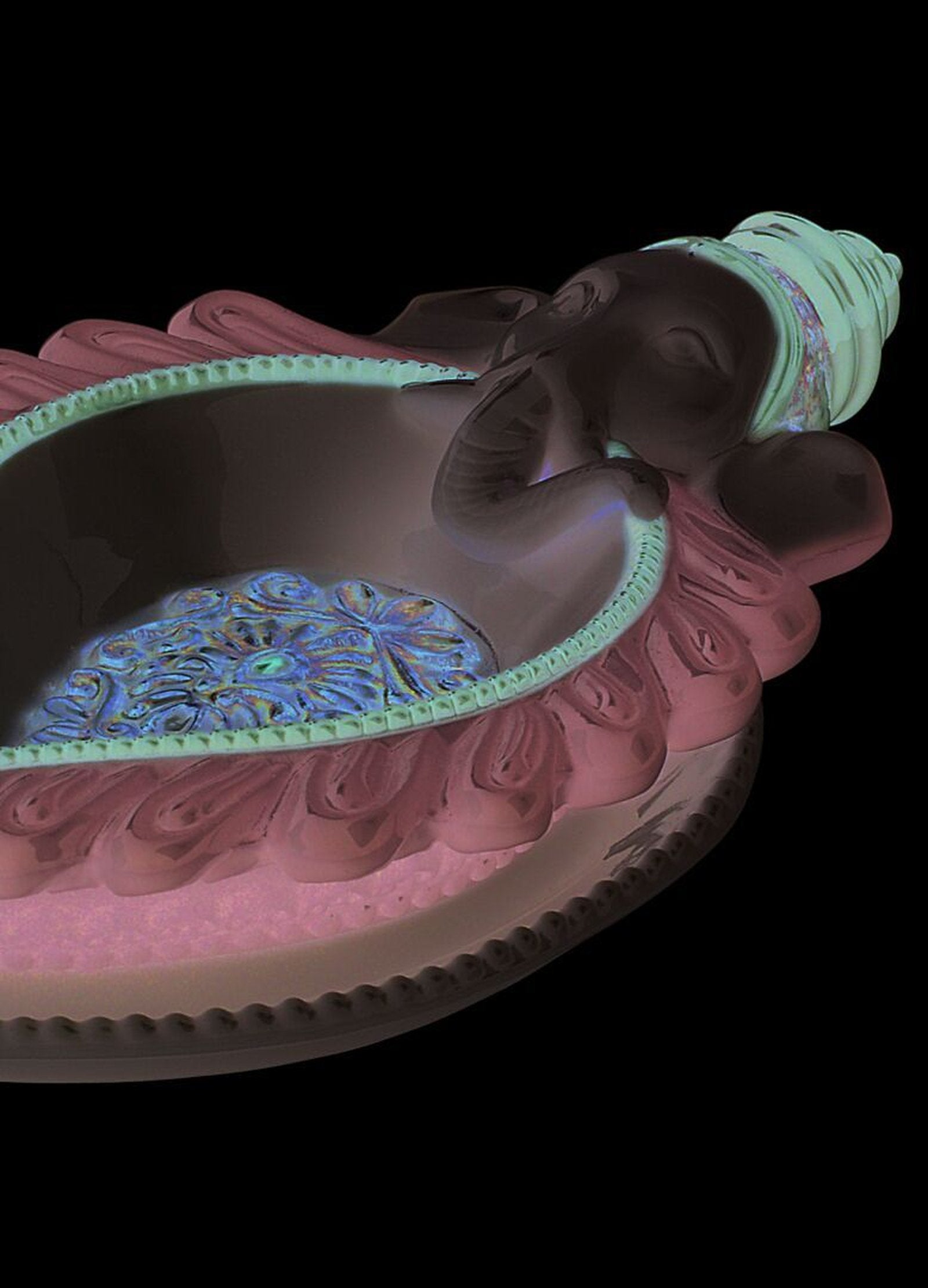 Lladro Ganesha Diya Figurine