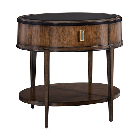 Maitland Smith Lyric Round Nightstand (C-LY13)