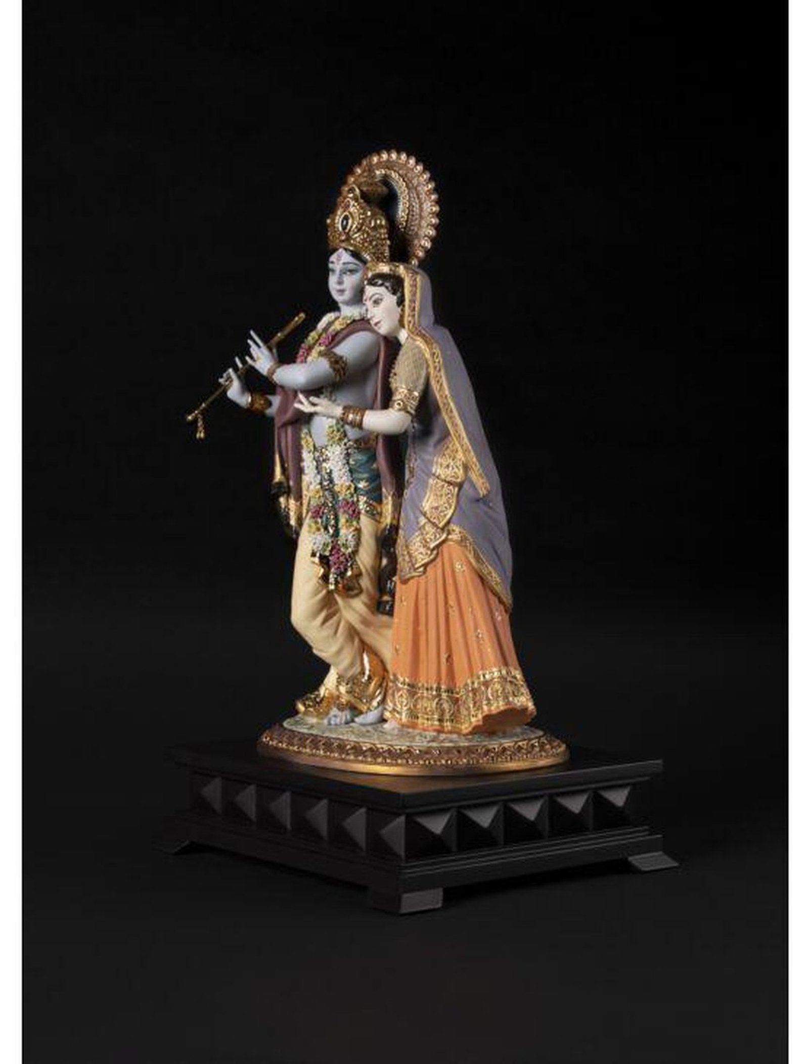 Lladro Radha Krishna Sculpture - Limited edition