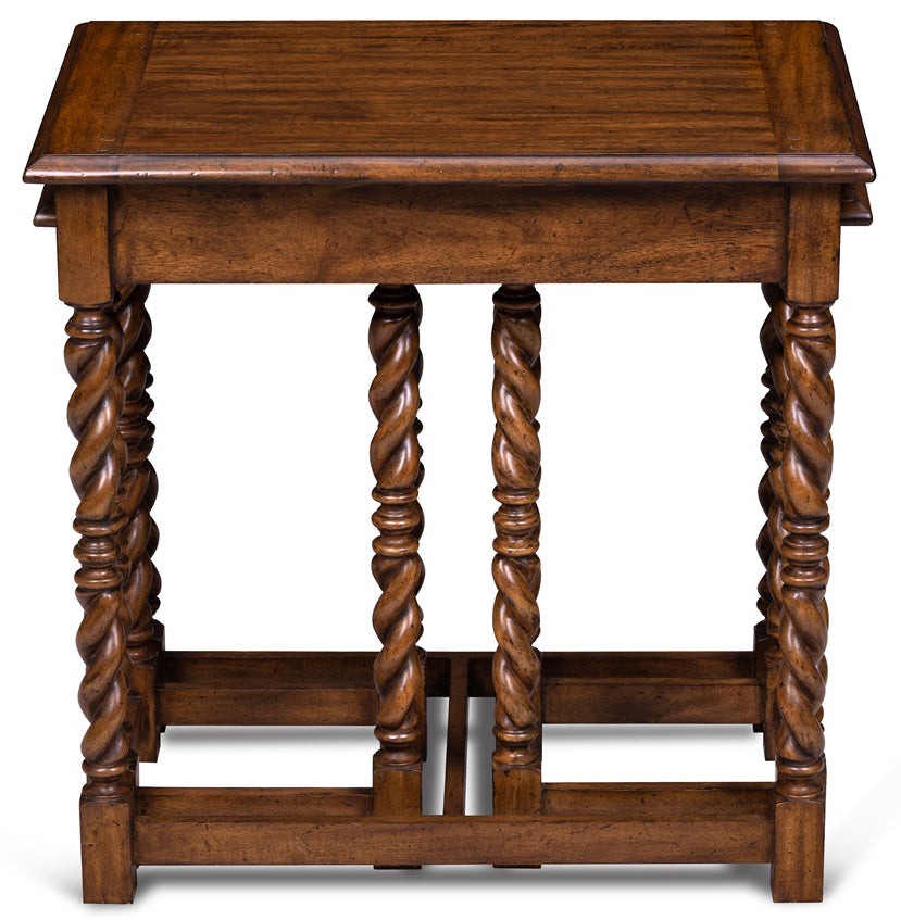 Maitland Smith Serpentine Nesting Tables (SH07-121304)