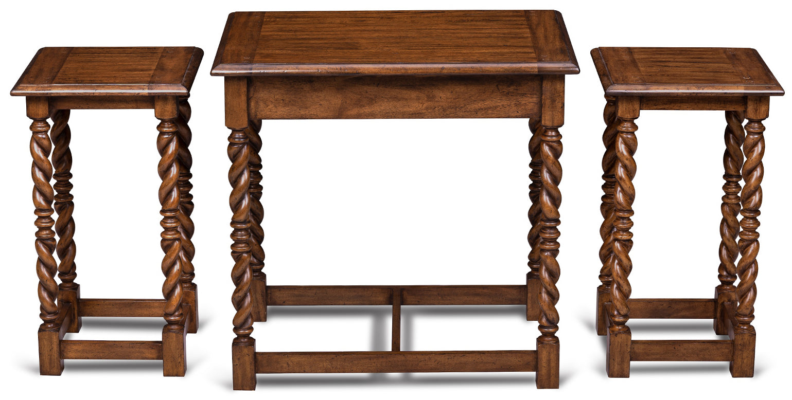 Maitland Smith Serpentine Nesting Tables (SH07-121304)