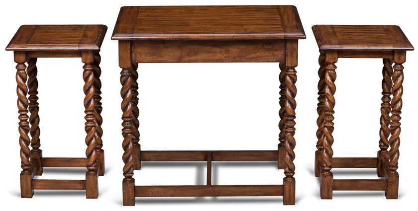 Maitland Smith Serpentine Nesting Tables (SH07-121304)